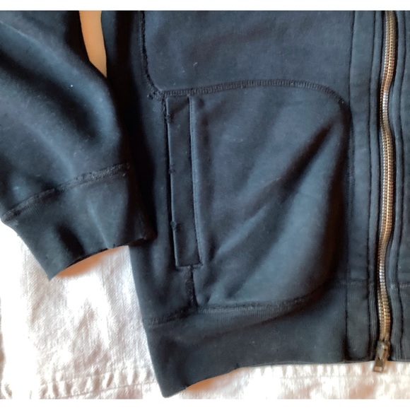 Polo Ralph Lauren mens ebony cotton hoodie, red black gloss printing on front - Picture 7 of 15